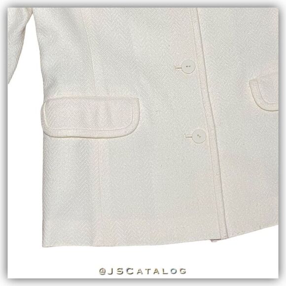 STUDIO by Liz Claiborne Mandarin Style Formal Wear Wool Button Down Blazer Jacke - Picture 2 of 9